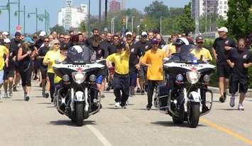 BlackburnNews.com file photo from the Law Enforcement Torch Run during the Windsor leg of the event in 2012.