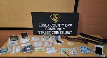 (Items seized by Leamington OPP on July 11 courtesy of the Ontario Provincial Police)