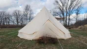 (Photo of a yurt courtesy of the Ontario Provincial Police)