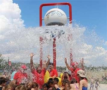 LaSalle splash pad. Photo courtesy Town of LaSalle official website.